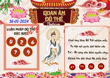 Quan Âm Độ Thế 16/01/2024