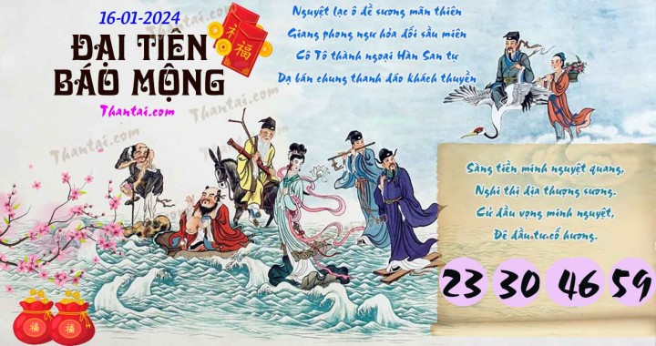 Đại Tiên Báo Mộng 01/01/2024