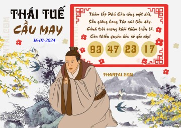 Thái Tuế Cầu May 16/01/2024