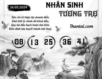 NHÂN SINH TƯƠNG TRỢ 16/01/2024