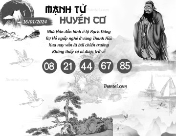 MẠNH TỬ HUYỀN CƠ 16/01/2024