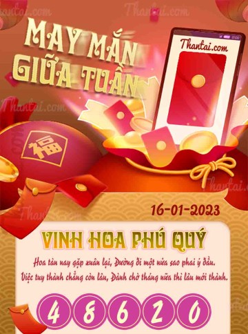 May Mắn Giữa Tuần 16/01/2023