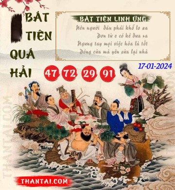 BÁT TIÊN QUÁ HẢI 17/01/2024