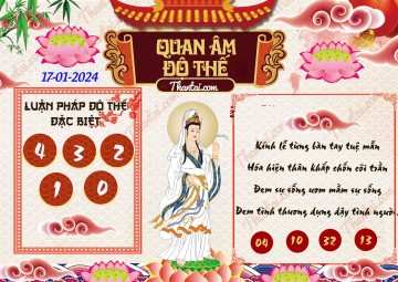 Quan Âm Độ Thế 17/01/2024