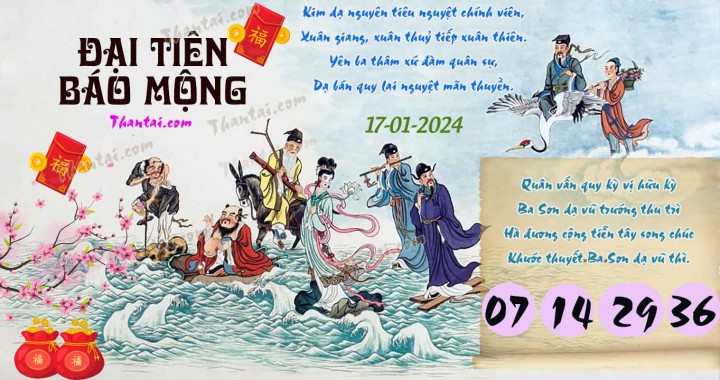 Đại Tiên Báo Mộng 02/01/2024