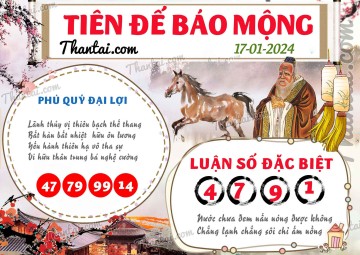 Tiên Đế Báo Mộng 17/01/2024