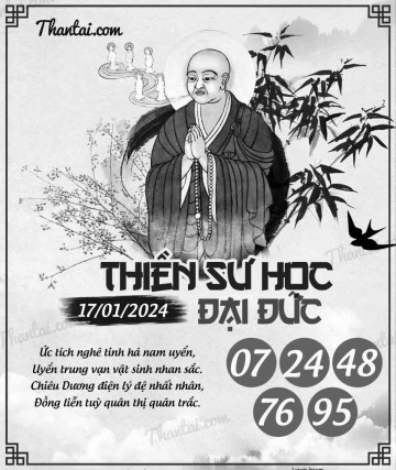 THIỀN SƯ HỌC ĐẠI ĐỨC 17/01/2024