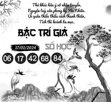 BẬC TRÍ GIẢ SỐ HỌC 17/01/2024