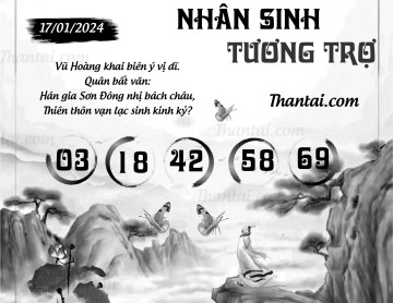 NHÂN SINH TƯƠNG TRỢ 17/01/2024