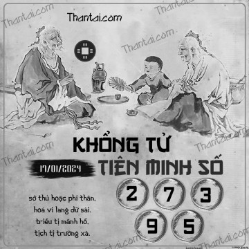 KHỔNG TỬ TIÊN MINH SỐ 17/01/2024