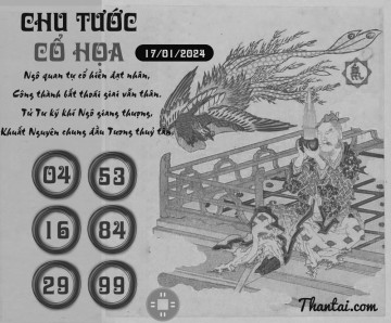 CHU TƯỚC CỔ HỌA 17/01/2024