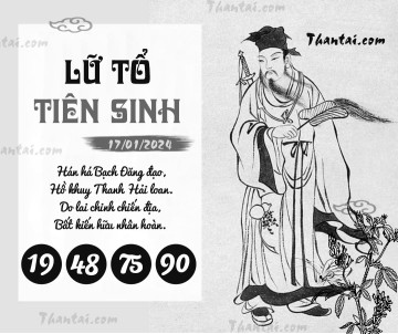 LỮ TỔ TIÊN SINH 17/01/2024