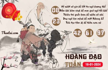 HOÀNG ĐẠO TUẦN 18/01/2024