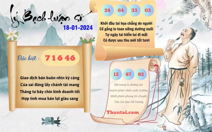 Lý Bạch Luận Số 03/01/2024