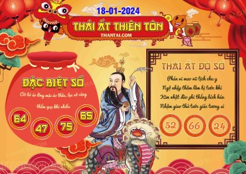 Thái Ất Thiên Tôn 18/01/2024