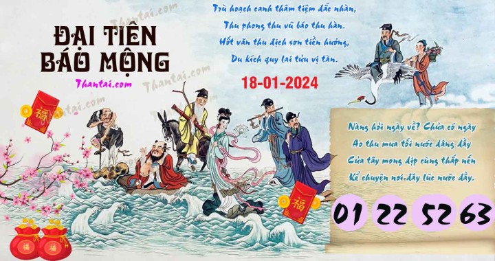 Đại Tiên Báo Mộng 03/01/2024