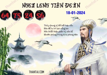 Ngọa Long Tiên Đoán 18/01/2024