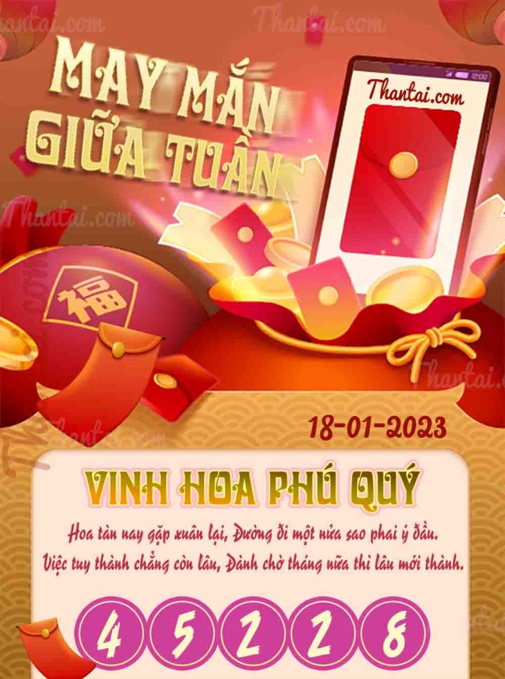 May Mắn Giữa Tuần 03/01/2023