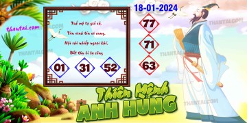 THIÊN MỆNH ANH HÙNG 18/01/2024