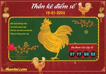 Thần Kê Điểm Số 18/01/2024