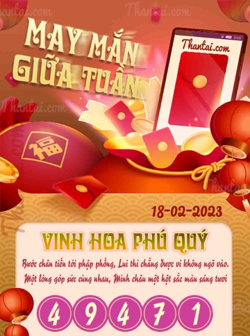 May Mắn Giữa Tuần 18/02/2023