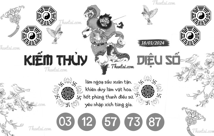 KIẾM THỦY DIỆU SỐ 03/01/2024
