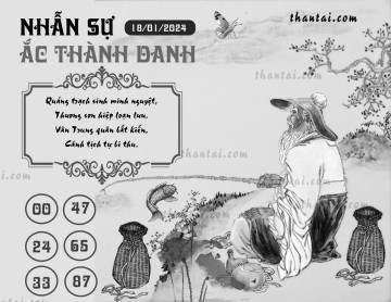 NHẪN SỰ ẮC THÀNH DANH 18/01/2024