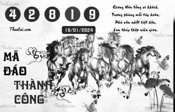 MÃ ĐÁO THÀNH CÔNG 18/01/2024