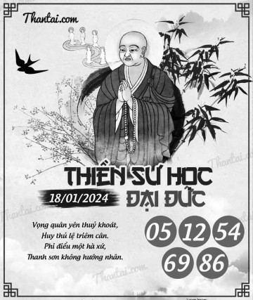 THIỀN SƯ HỌC ĐẠI ĐỨC 18/01/2024