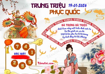 Trưng Triệu Phục Quốc 19/01/2024