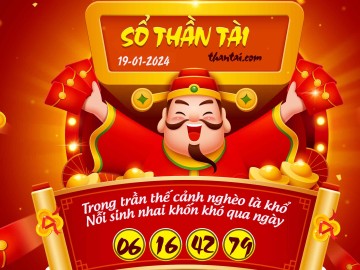 SỔ THẦN TÀI 19/01/2024