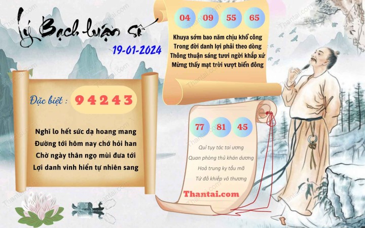 Lý Bạch Luận Số 04/01/2024