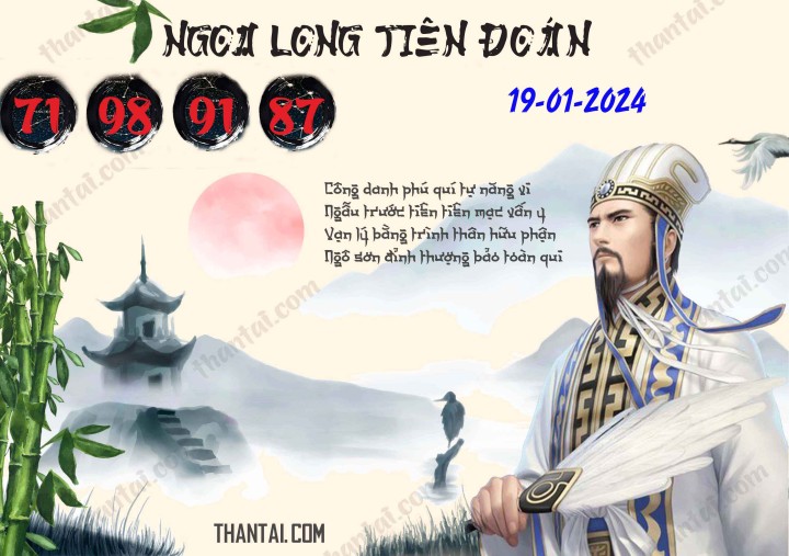 Ngọa Long Tiên Đoán 04/01/2024