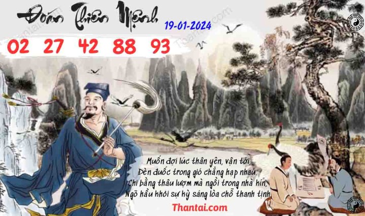 Đoán Thiên Mệnh 04/01/2024