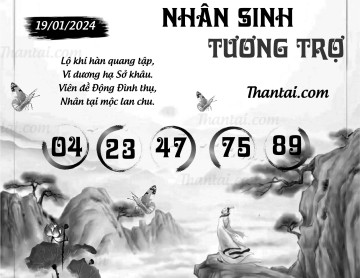 NHÂN SINH TƯƠNG TRỢ 19/01/2024