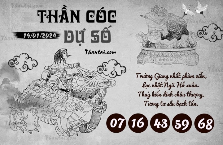 THẦN CÓC DỰ SỐ 04/01/2024