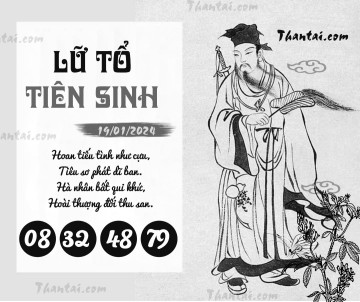 LỮ TỔ TIÊN SINH 19/01/2024