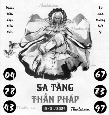 SA TĂNG THẦN PHÁP 19/01/2024