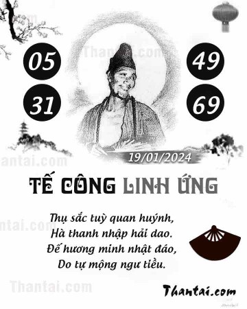 TẾ CÔNG LINH ỨNG 19/01/2024