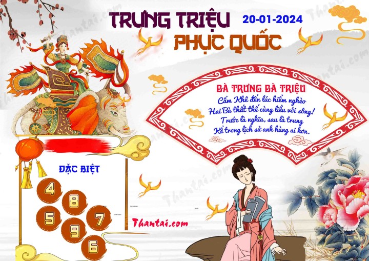 Trưng Triệu Phục Quốc 05/01/2024