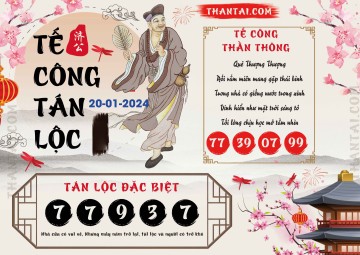 Tế Công Tán Lộc 20/01/2024