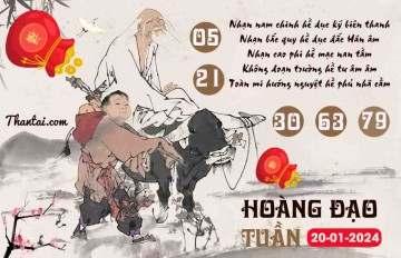 HOÀNG ĐẠO TUẦN 20/01/2024