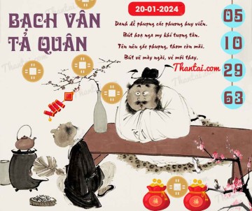 Bạch Vân Tả Quân 20/01/2024