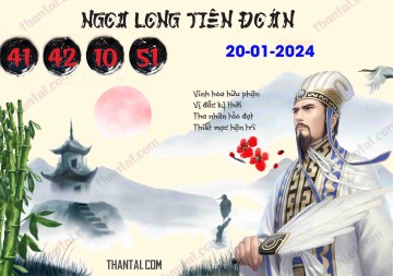 Ngọa Long Tiên Đoán 20/01/2024