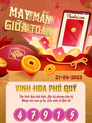 May Mắn Giữa Tuần 21/04/2023