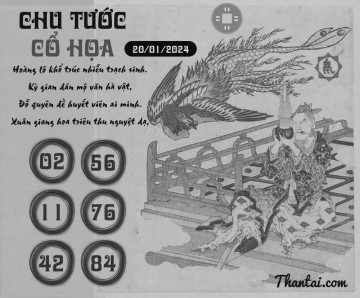 CHU TƯỚC CỔ HỌA 20/01/2024