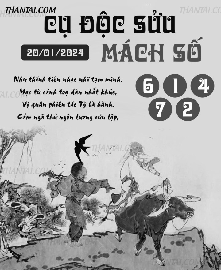 CỤ ĐỘC SỬU MÁCH SỐ 05/01/2024