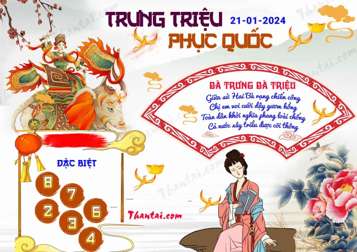 Trưng Triệu Phục Quốc 06/01/2024