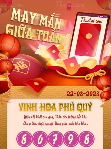 May Mắn Giữa Tuần 22/03/2023