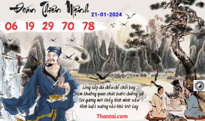 Đoán Thiên Mệnh 06/01/2024